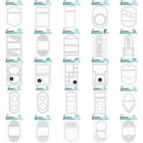 2021 AliliArts Metal Cutting Dies Essentials Frames diy Scrapbooking Photo Album Decorative Embossing PaperCard Crafts Die