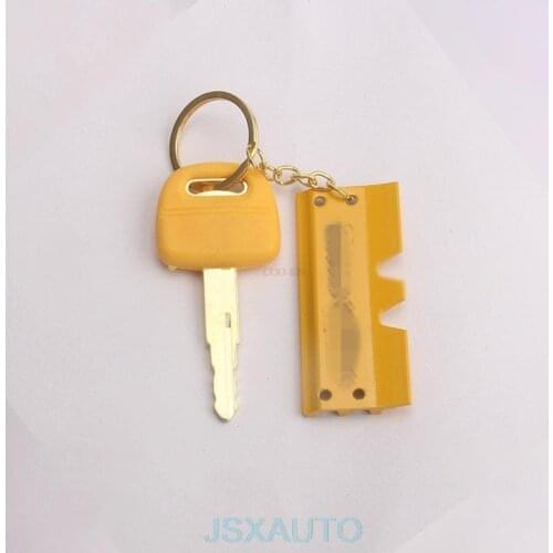 For KOMATSU PC60 120 150 200-3/4/5/6 Excavator Accessories Electric door lock key excavator