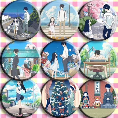 Anime Kakushigoto Goto Kakushi Gotou Hime Shiji Aogu Sumita Rasuna Cosplay Badge Garniture Bedges For Bags Brooch Pin Toy Gifts