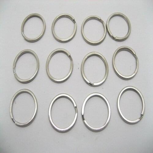 Free Shipping 500Pcs New Flat Round Split Ring Keyring Key Rings Key Holder 28mm Dia