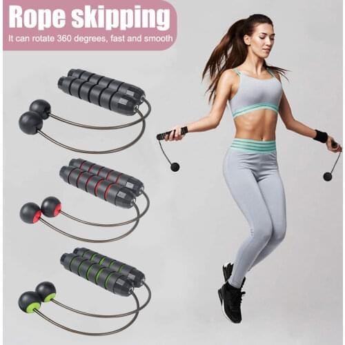 Cordless Ball Adult Fitness Fat Burning Bearing Weight Adjustable Steel Wireless Jump Rope Student Competition Skipping Rope