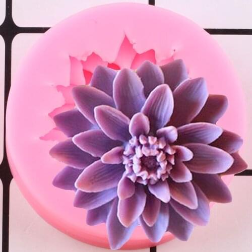 Daisy Silicone Mold Flower Fondant Cake Decorating Tools Chocolate Gumpaste Moulds Candy Clay Resin Molds Sugarcraft Mould