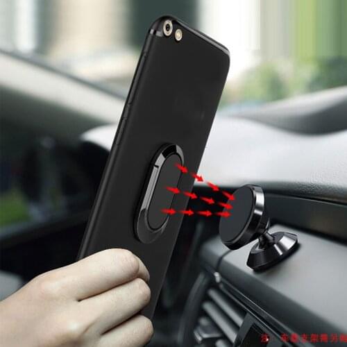 Finger Ring Holder Soft Cover For Highscreen Power Ice /Highscreen Power Ice Max Kickstand Funda Capa Magnetic Bracket