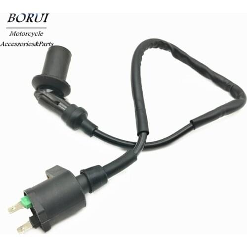 GY6 Motorcycle Ignition Coil High Pressure coil Fits For GY6 50cc 125cc 150cc Engines Moped Scooter ATV Quad Black