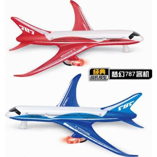 Childrens toys,Alloy model plane,The Boeing 787,Pull Back plane,Childrens educational model toys