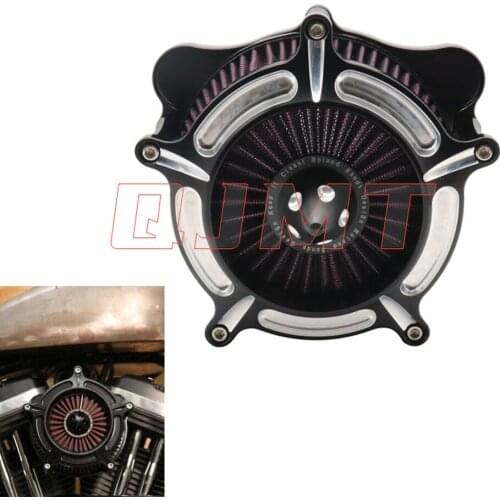 Chrome Air Cleaner Spike Intake Filter Fit For Harley Touring Street Glide Dyna