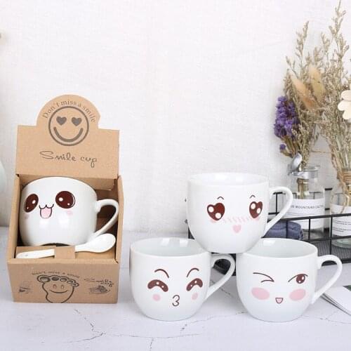 Ceramic coffee cup gift box activity small gift creative ceramic mug practical cup