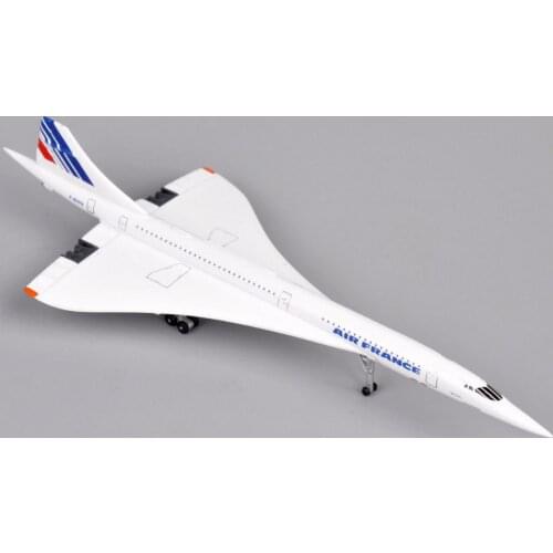 1:400 Alloy Concorde Air France Airliner Model 1976-2003 Airplane Model Collection Kids Toys Collectible Display Toy