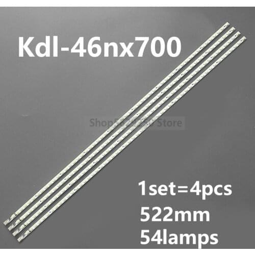 Kit 4 522mm 54lamps For so ny 46ex700 Kdl-46nx700 Lk460d3la8s Kdl-46ex705 LED backlight strip
