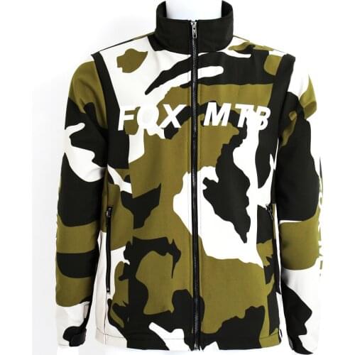 Men‘s 2021 foxmtb jersey motocross gear cycling jacket winter windproof thermal mtb clothing off-road fxr moto bicycle clothes