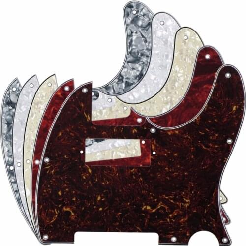 5pcs 8 Holes Tele Guitar Pickguards for USA/Mexico Standard Tele Style Guitar Parts