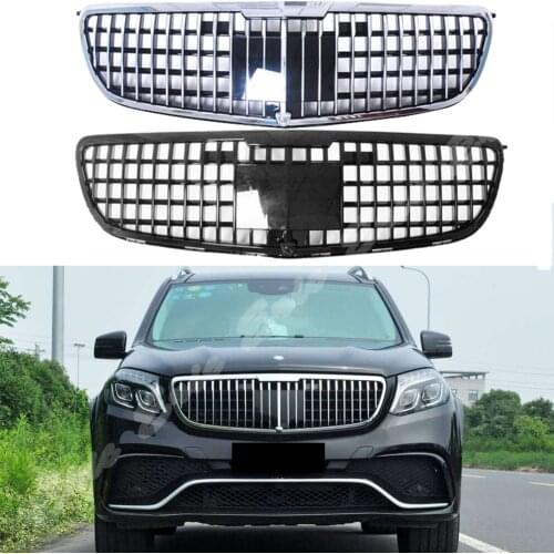 Front Racing Upper Grille Facelift Bumper Grill For Mercedes Benz X166 GLS-Class 2015 2016 2017 2018 2019