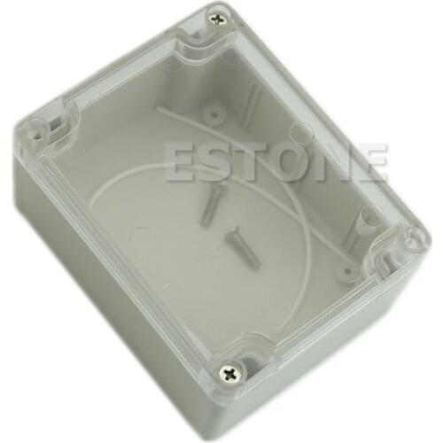 Plastic Waterproof Clear Cover Electronic Project Box Enclosure Case 115x90x55MM