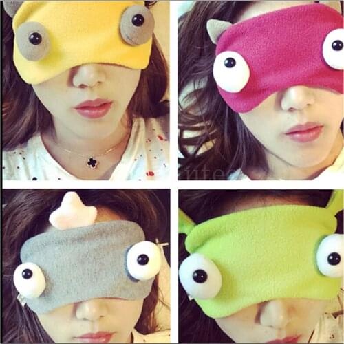 Blindfold for Sleeping Eye Covers Eyes to Sleep Bandages Eyeshade Patch Cute Cartoon Vacation Travel Eyescover Comical Eye Patch