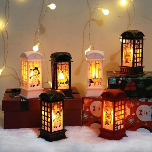 QIFU Christmas Train LED Light 2020 Merry Christmas Decor for Home Cristmas Table Decor Ornaments Navidad Noel New Year 2021