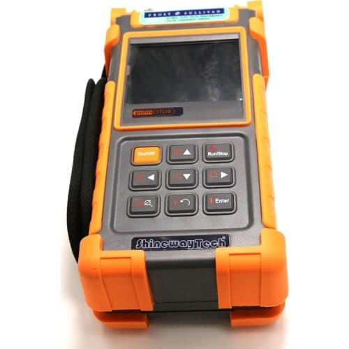 Shineway S20A/E Palm SM OTDR Integrated 5KM VFL 32/30dBm Function Optical Fiber OTDR Tester S20A/E OTDR 1310/1550nm English menu