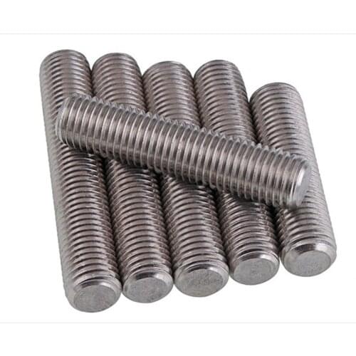 304 Stainless Steel Stud Bolt \ Stud \ Screw \ Screw \ Screw Rod Bar GB901 M16*95-200 1 Pcs