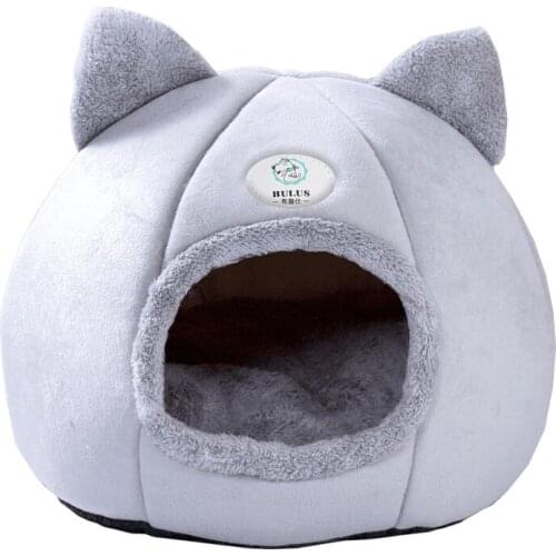 Foldable and Removable Cat Bed Warming Soft Pet Dog Cat House Comfortable Kennel Doggy Bed Pet Products