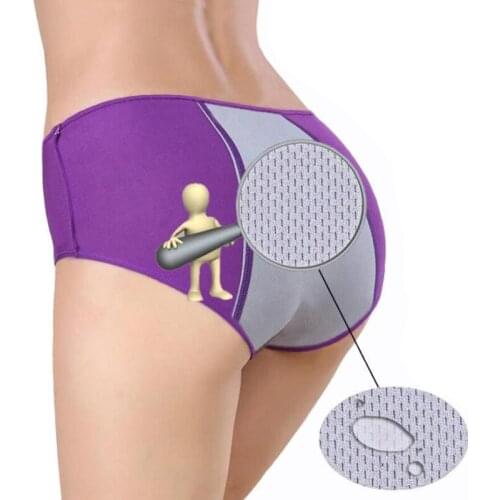 3 Pieces/Set Women Menstrual Underwear Female Period Panties Ladies Lengthen Physiological Leakproof Panties Women Period Briefs