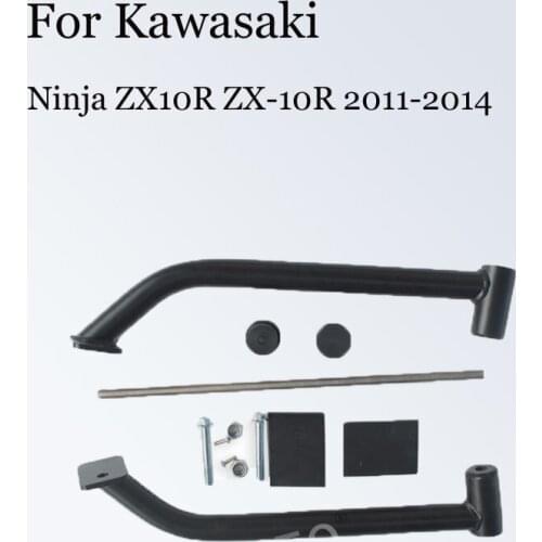 Dumb Black Motorcycle Accessories Engine Protetive Guard Crash Bar Protector For Kawasaki Ninja ZX10R ZX-10R 2011 2012 2013 2014