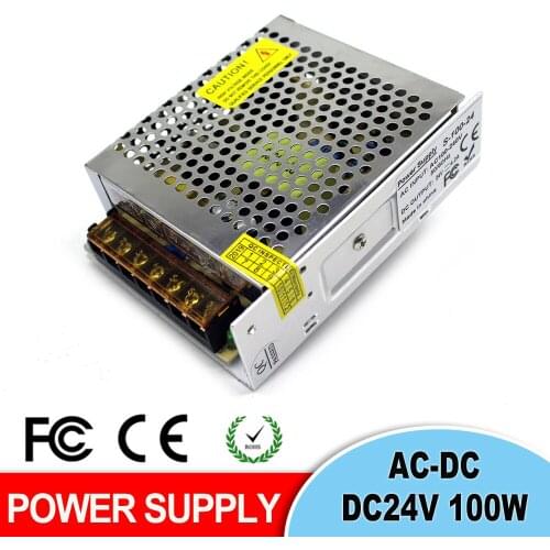 Ultra-thin Regulated DC24V 3A 72W Power Supply Switching Power Source Driver Transformers 110V 220V AC DC 24V SMPS for LED