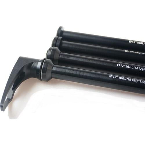 Bicycle Barrel Shaft Quick Release Lever Road mountain bike front rear Hub Barrel Shaft 142*12mm Aluminum