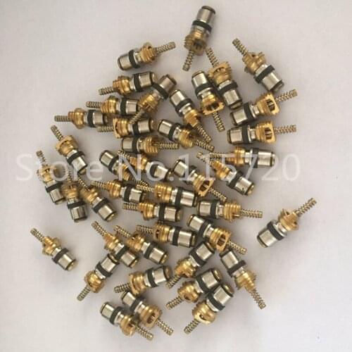 100Pcs Car AC R134A Valve Core Needles Assortment 134a Refrigerant Heat Resistant