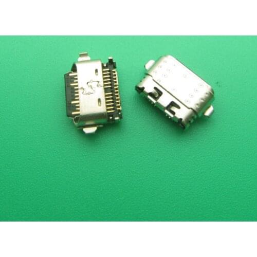 100pcs Micro USB jack for Motorola Moto G6 Charging port Mini USB connector charging socket power plug dock v8 port