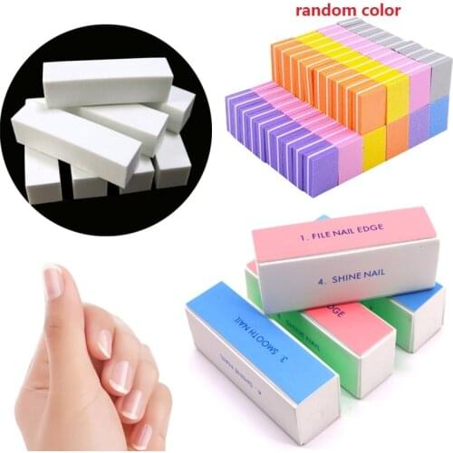 150-30Pcs Buffer Buffing Sanding Files Acrylic Pedicure Manicure Polish Nail Buffer Buffing Block Nail File Tools 3 Styles