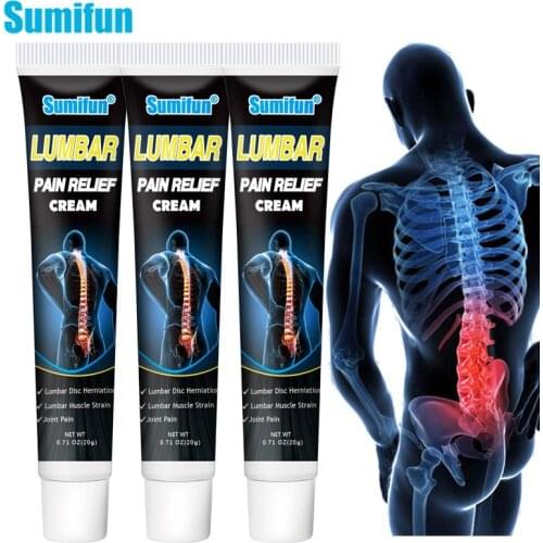3Pcs Lumbar Pain Relief Cream Analgesic Ointment Herbal Balm Rheumatoid Arthritis Joint Muscle Massage Chinese Medicine Plaster