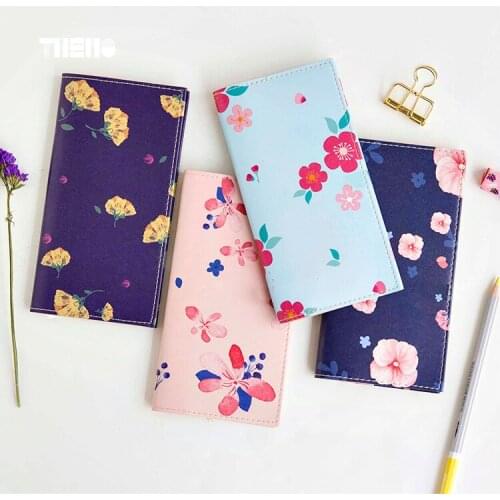 4PCS/LOT flower long design softcover books japanese style eco-friendly CUTE notebook