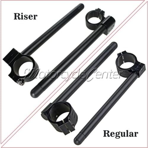 45mm Clip Ons Riser Regular Fork Tube CNC Handlebars For Honda CBR600RR CBR 600 RR 600RR F5 CBR900RR CBR 900 RR 900RR 893 Black