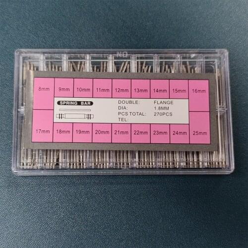 8 mm-25 mm 10 mm-27 mm Watch Spring Bar Strap Connecting Pin Stainless Steel Repair Kit Tool