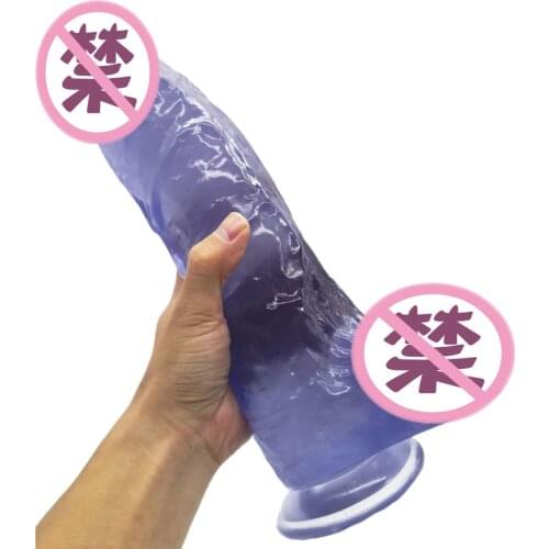 AMABOOM 31*7CM Giant Jelly Dildo Suction Cup Realistic Huge Dildos Sex Toys for Women Dildo Godemichet Thick Dick Horse Penis