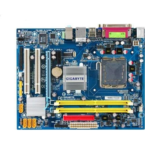 For Gigabyte GA-945GCM-S2C Original Used Desktop 945 Motherboard 945GCM-S2C Socket 775 DDR2 SATA2 USB2.0