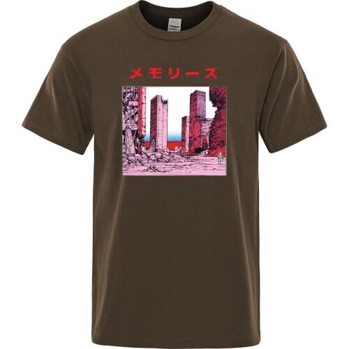 2019 Summer Brand Men T Shirt Memories Japan Anime Tops Casual Cotton Short Sleeve Mens T-shirt Harajuku Streetwear Tee Shirt
