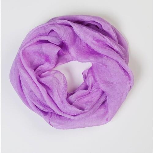 Solid Chiffon Neck Scarf Ring Bandana Women Thin Infinity Loop Scarves Foulard Lady Snood Neckerchief Girl Collar 2021 Spring