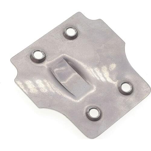 Stainless Steel Front&Rear Skid Plate Spare Parts 1:8 RC Car Vehicles Model Parts Upgrades Accessories