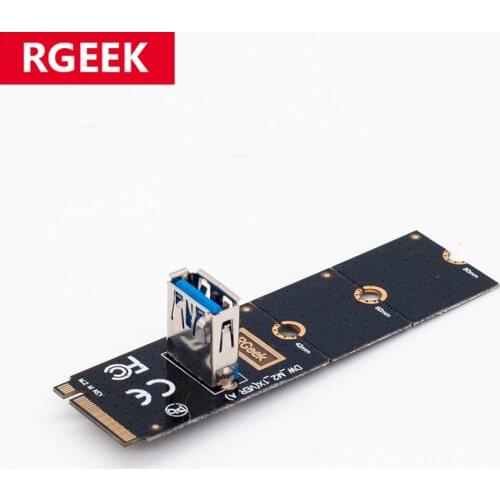 M.2 to PCI-E Riser Card M2 NGFF Slot to PCIe Expansion Card Convertor USB 3.0 Extender Adapter for Graphics Cards for BTC Miner