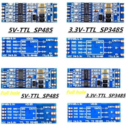 Immersion gold board 3.3V/5V-TTL SP485 TTL to RS485 module level mutual conversion Hardware automatic flow control