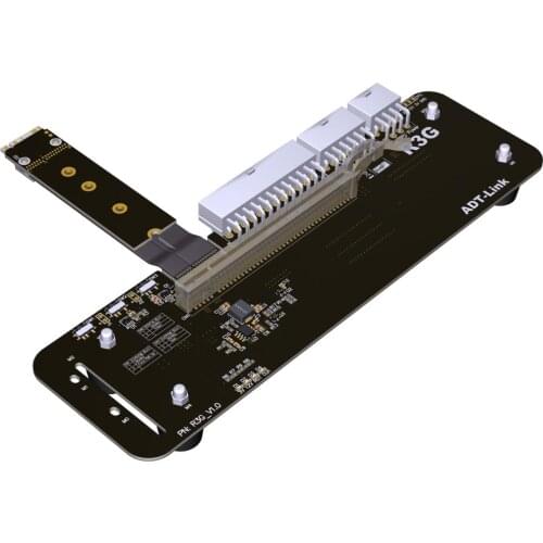 R43SG/R43SG-TU Riser M.2 M key Extension Cable M2 PCIe 3.0 x4 Graphics Card Cable 32Gbs For ITX STX NUC VEGA64 GTX1080ti