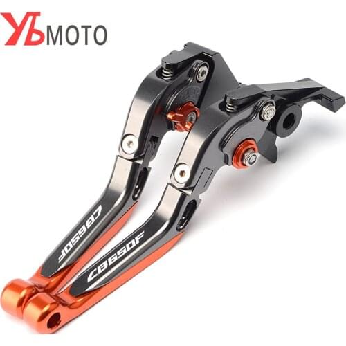 Titanium&red Laser LOGO CB 650F Motorcycle CNC Brake Clutch Levers For Honda CB650F 2014-2017 2015 2016 Brand New Accessories