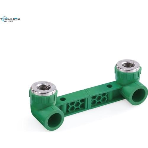 SONGZHI ppr water pipe fittings universal 4′20 6′25 decorative household pipe fittings split double internal tooth elbow