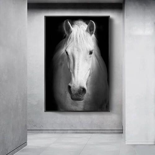 Modern Horse Head Art Canvas Paintings on the Wall Animals Posters and Prints Decorative Pictures for Living Room Home Decor
