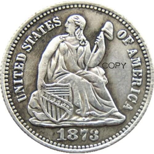 USA 1873P/S(Mintmark Below) Liberty Seated Half Dime Legend Obverse Copy Coins