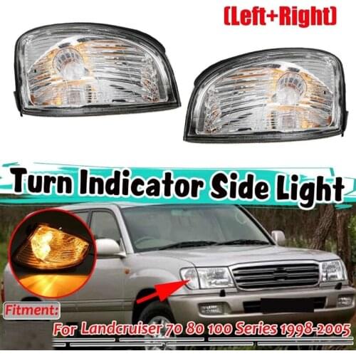 Corner Turn Light Signal Lamp Led Side Marker Indicator Blinker for Toyota Land Cruiser 70 80 100 Series 1998-2005