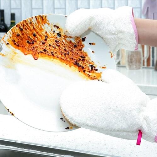 1pc Oil-Free Universal Kitchen Gloves Winter Warm Dishes Washing Gloves NEW 3