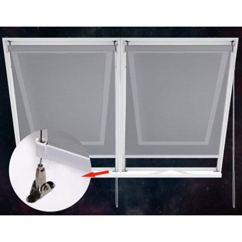 Windproof waterproof fire retardant sunscreen roller blinds curtain for office and home decoration made to size blinds