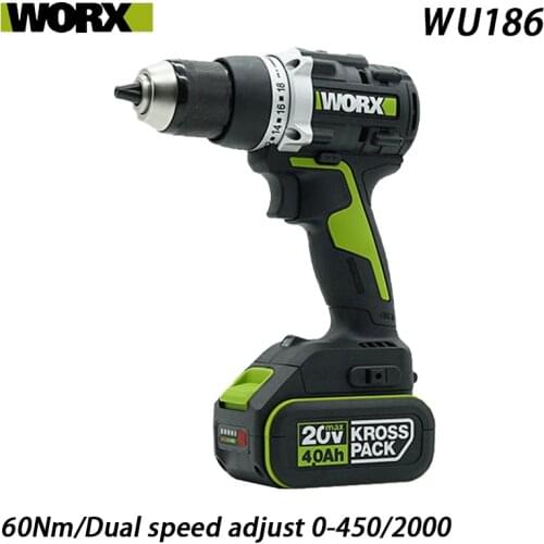 WORX electric drill WU186 small lithium electric drill household multifunctional power tool