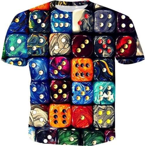 YIKUO Men's T-shirts With Print